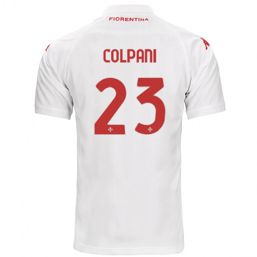 Danxen Dámské Andrea Colpani #23 Bílý Daleko Hráčské Dresy 2024/25 Dres