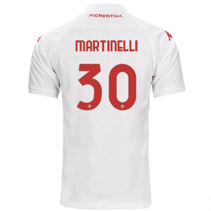 Danxen Dámské Tommaso Martinelli #30 Bílý Daleko Hráčské Dresy 2024/25 Dres