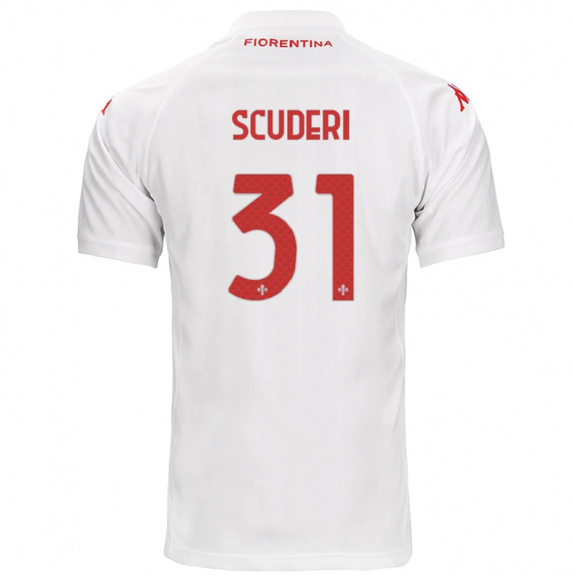 Danxen Dámské Giulio Scuderi #31 Bílý Daleko Hráčské Dresy 2024/25 Dres
