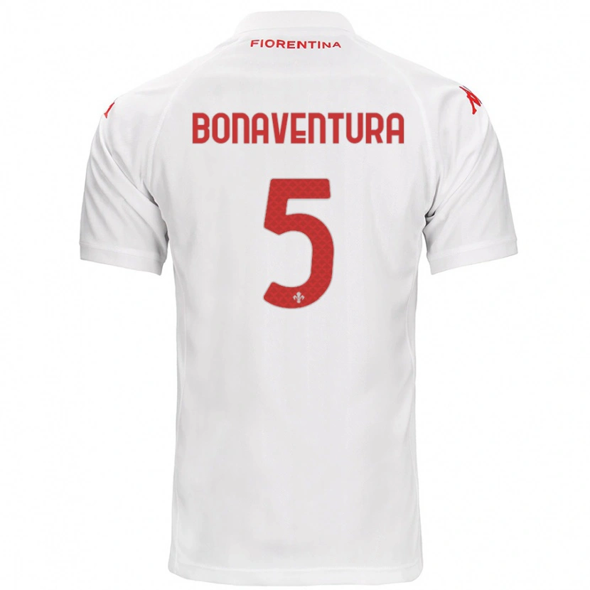 Danxen Dámské Giacomo Bonaventura #5 Bílý Daleko Hráčské Dresy 2024/25 Dres