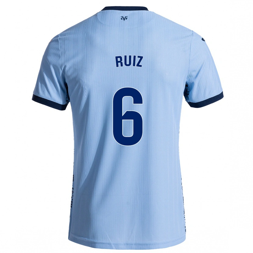 Danxen Dámské Joan Ruiz #6 Nebesky Modrá Daleko Hráčské Dresy 2024/25 Dres