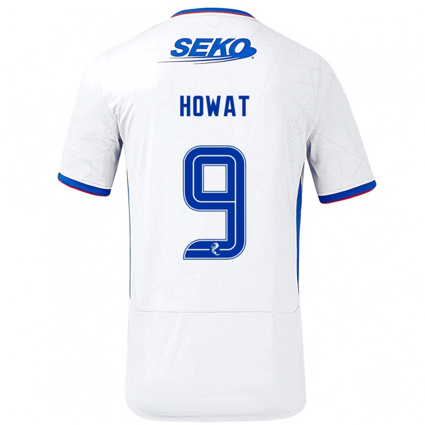 Danxen Dámské Kirsty Howat #9 Bílá Modrá Daleko Hráčské Dresy 2024/25 Dres