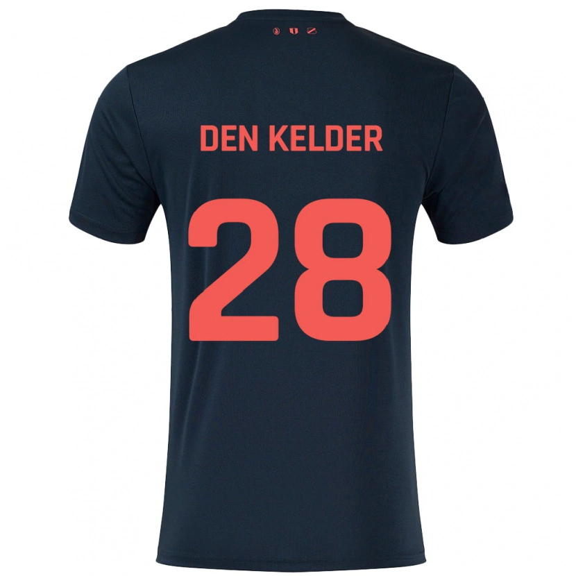 Danxen Dámské Gera Op Den Kelder #28 Černá Červená Daleko Hráčské Dresy 2024/25 Dres
