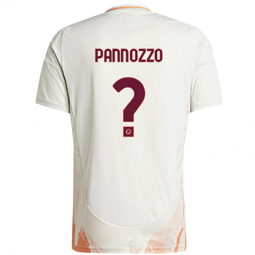 Danxen Dámské Nicolò Pannozzo #0 Krémová Bílá Oranžová Daleko Hráčské Dresy 2024/25 Dres