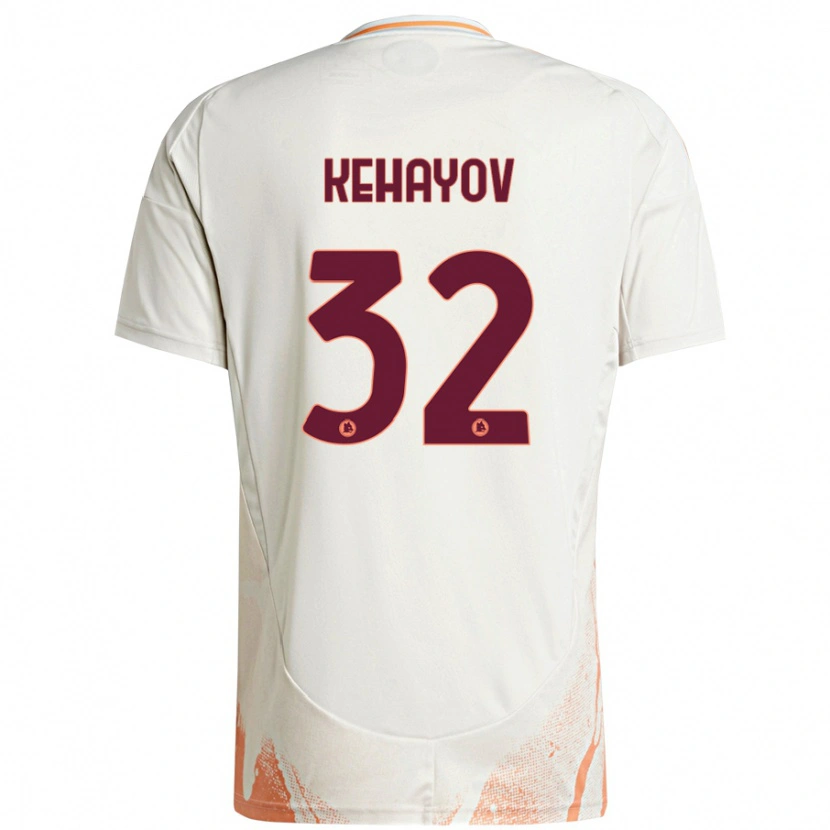 Danxen Dámské Atanas Kehayov #32 Krémová Bílá Oranžová Daleko Hráčské Dresy 2024/25 Dres
