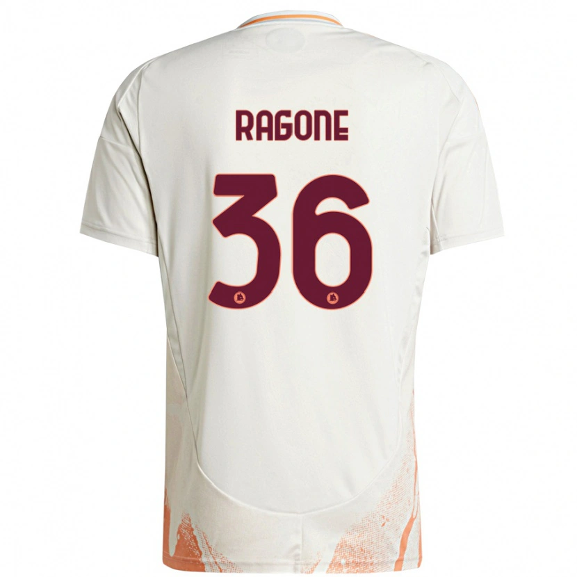 Danxen Dámské Diego Ragone #36 Krémová Bílá Oranžová Daleko Hráčské Dresy 2024/25 Dres