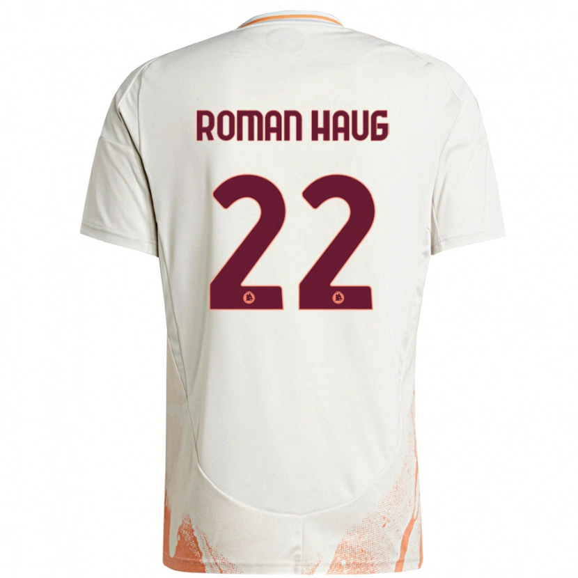 Danxen Dámské Sophie Roman Haug #22 Krémová Bílá Oranžová Daleko Hráčské Dresy 2024/25 Dres