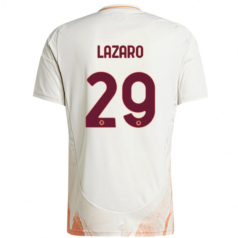 Danxen Dámské Paloma Lazaro #29 Krémová Bílá Oranžová Daleko Hráčské Dresy 2024/25 Dres