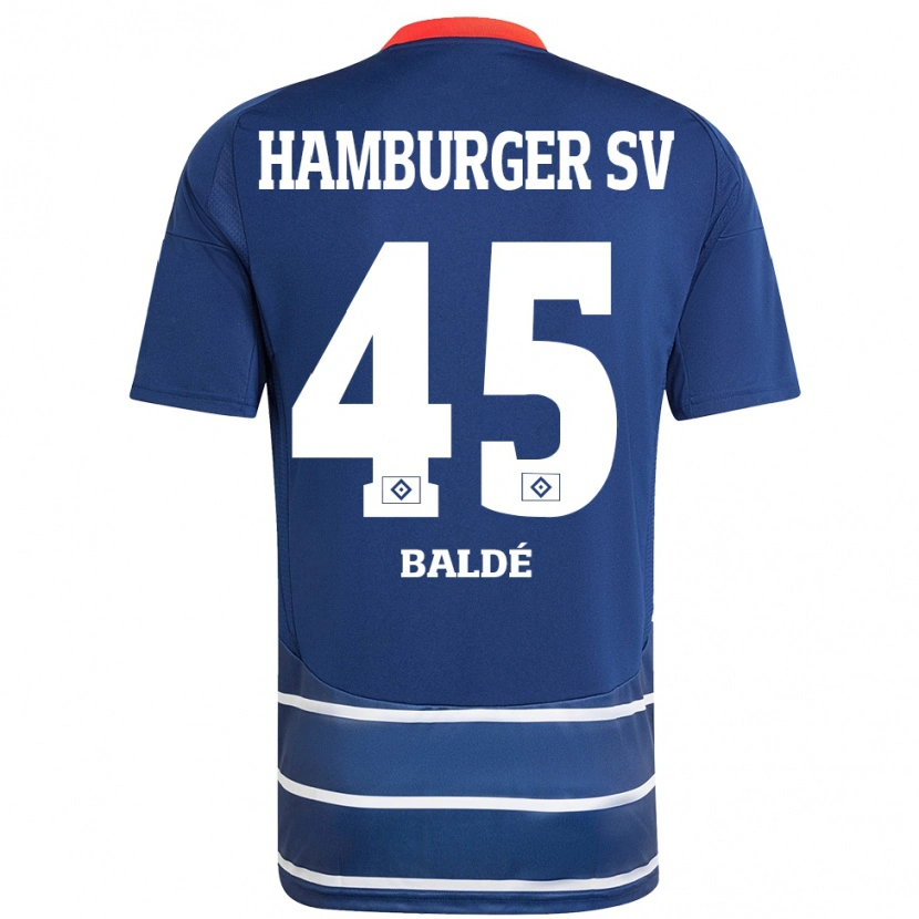 Danxen Dámské Fabio Baldé #45 Tmavě Modrá Daleko Hráčské Dresy 2024/25 Dres