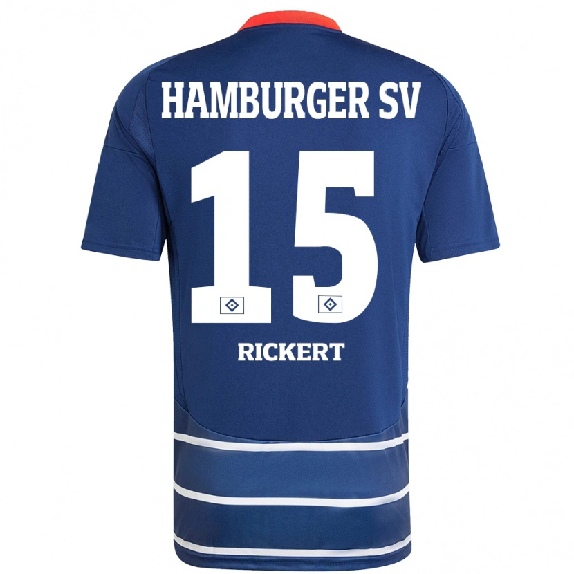 Danxen Dámské Manja Rickert #15 Tmavě Modrá Daleko Hráčské Dresy 2024/25 Dres