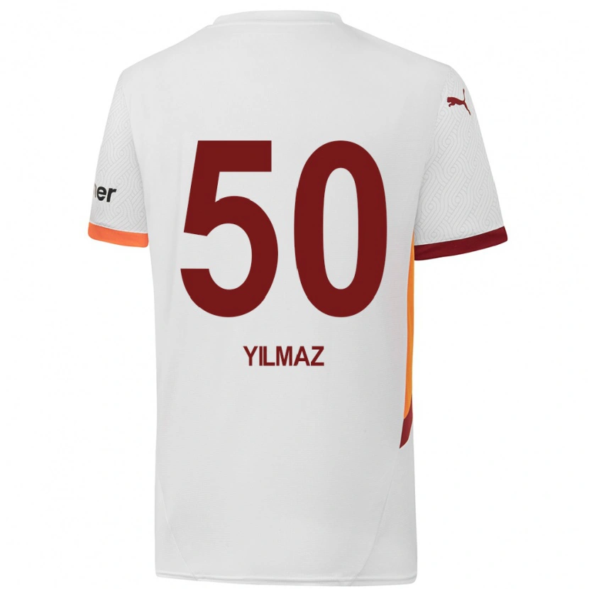 Danxen Dámské Jankat Yılmaz #50 Bílá Žlutá Červená Daleko Hráčské Dresy 2024/25 Dres