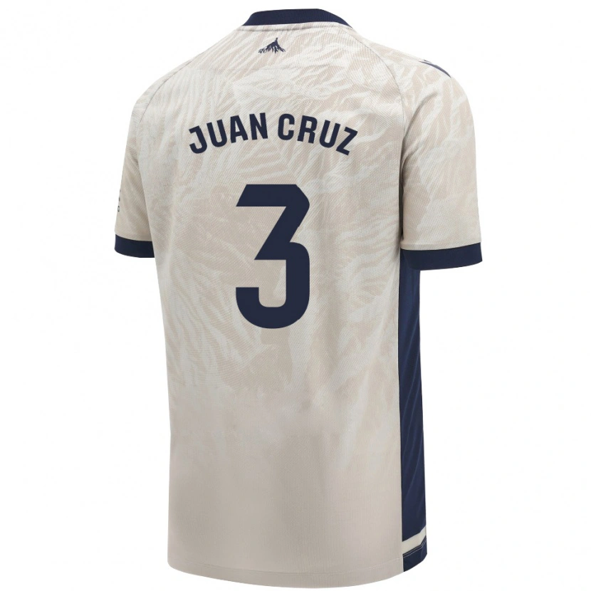Danxen Dámské Juan Cruz #3 Světle Šedá Daleko Hráčské Dresy 2024/25 Dres