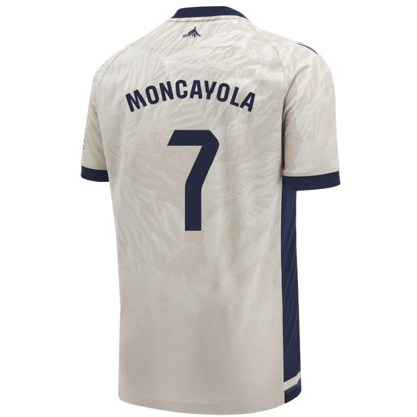 Danxen Dámské Jon Moncayola #7 Světle Šedá Daleko Hráčské Dresy 2024/25 Dres