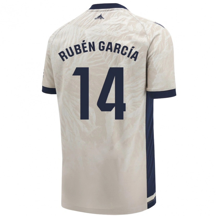 Danxen Dámské Rubén García #14 Světle Šedá Daleko Hráčské Dresy 2024/25 Dres