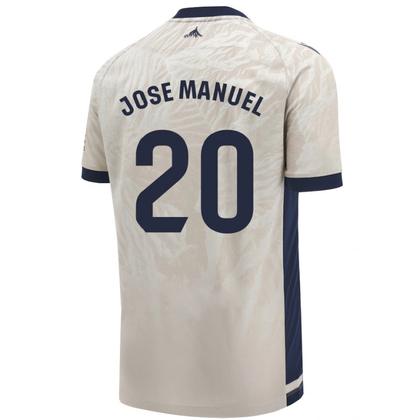 Danxen Dámské José Manuel Arnáiz #20 Světle Šedá Daleko Hráčské Dresy 2024/25 Dres