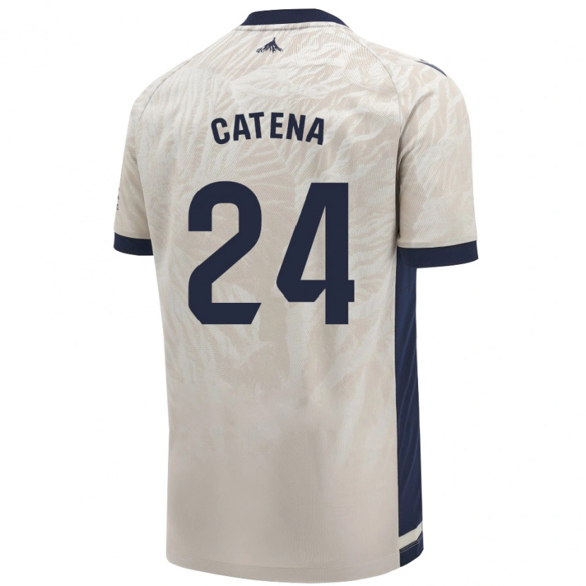 Danxen Dámské Alejandro Catena #24 Světle Šedá Daleko Hráčské Dresy 2024/25 Dres
