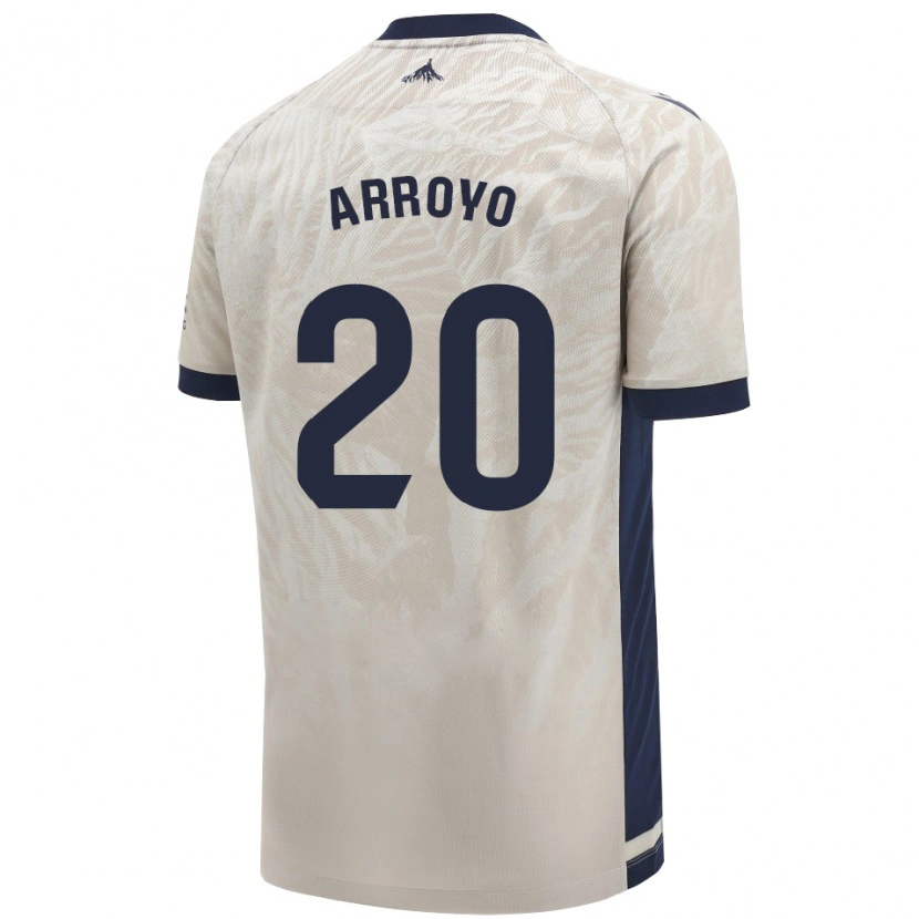 Danxen Dámské Roberto Arroyo #20 Světle Šedá Daleko Hráčské Dresy 2024/25 Dres