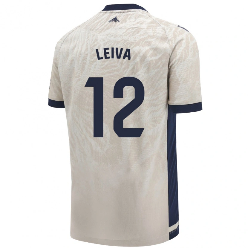 Danxen Dámské Álvaro Leiva #12 Světle Šedá Daleko Hráčské Dresy 2024/25 Dres