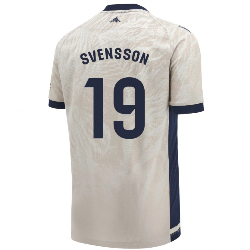 Danxen Dámské Max Svensson #19 Světle Šedá Daleko Hráčské Dresy 2024/25 Dres