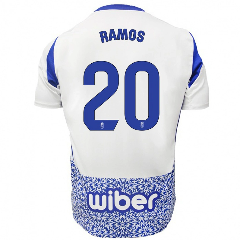 Danxen Dámské Lucía Ramos #20 Bílá Modrá Daleko Hráčské Dresy 2024/25 Dres