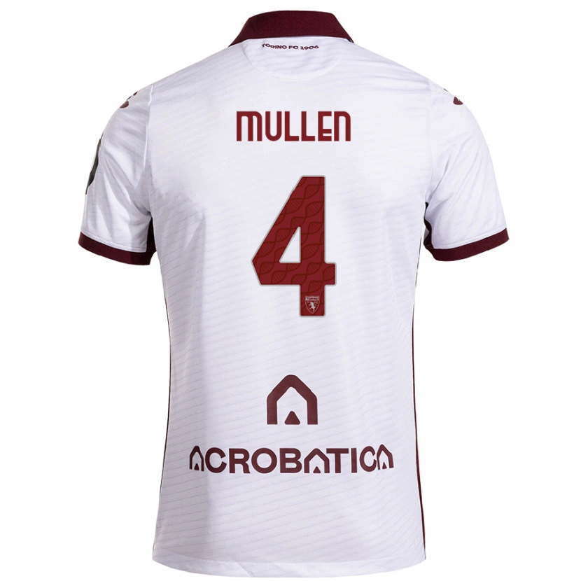 Danxen Dámské Senan Mullen #4 Bílá Kaštanová Daleko Hráčské Dresy 2024/25 Dres