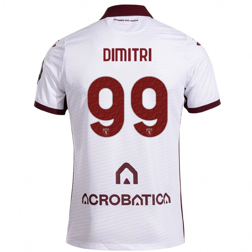 Danxen Dámské Matteo Dimitri #99 Bílá Kaštanová Daleko Hráčské Dresy 2024/25 Dres