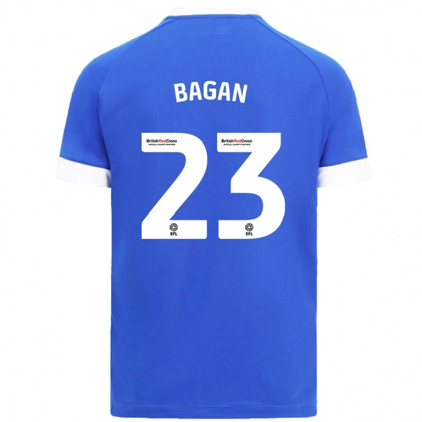 Danxen Dětské Joel Bagan #23 Nebesky Modrá Domů Hráčské Dresy 2024/25 Dres
