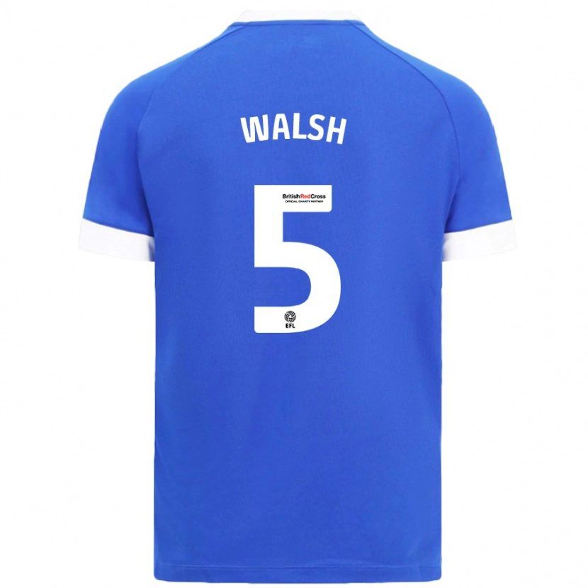 Danxen Dětské Siobhan Walsh #5 Nebesky Modrá Domů Hráčské Dresy 2024/25 Dres
