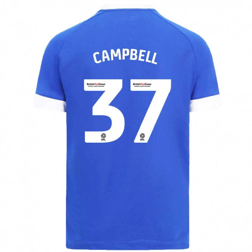 Danxen Dětské Vontae Daley-Campbell #37 Nebesky Modrá Domů Hráčské Dresy 2024/25 Dres