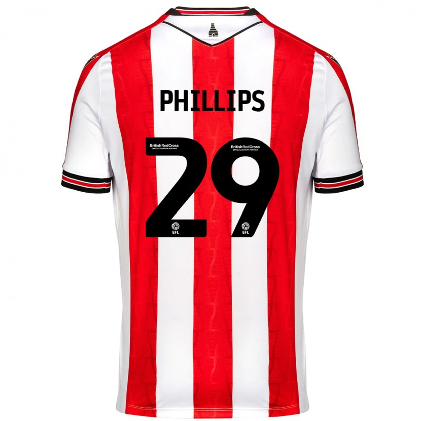 Danxen Dětské D'margio Wright-Phillips #29 Červená Bílá Domů Hráčské Dresy 2024/25 Dres