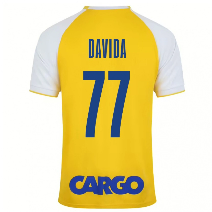 Danxen Dětské Osher Davida #77 Žlutá Bílá Domů Hráčské Dresy 2024/25 Dres