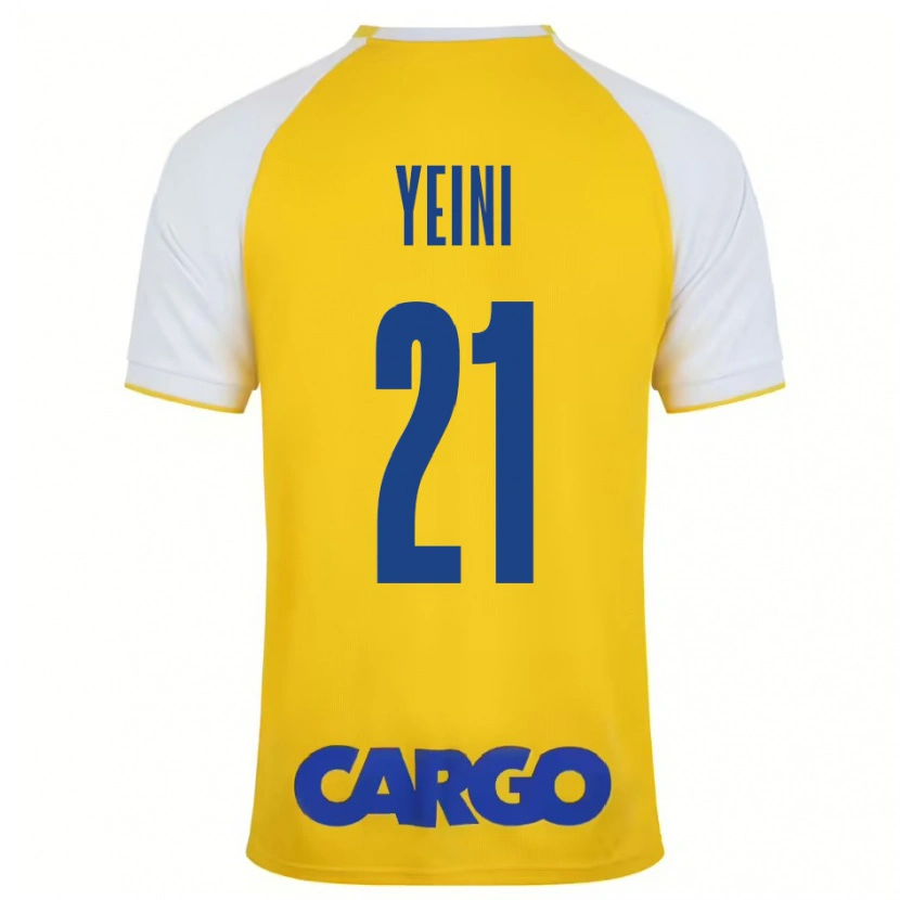 Danxen Dětské Sheran Yeini #21 Žlutá Bílá Domů Hráčské Dresy 2024/25 Dres