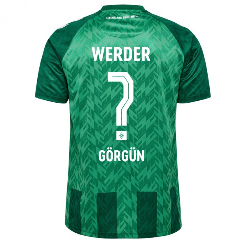 Danxen Dětské Deniz-Erdem Görgün #0 Zelený Domů Hráčské Dresy 2024/25 Dres