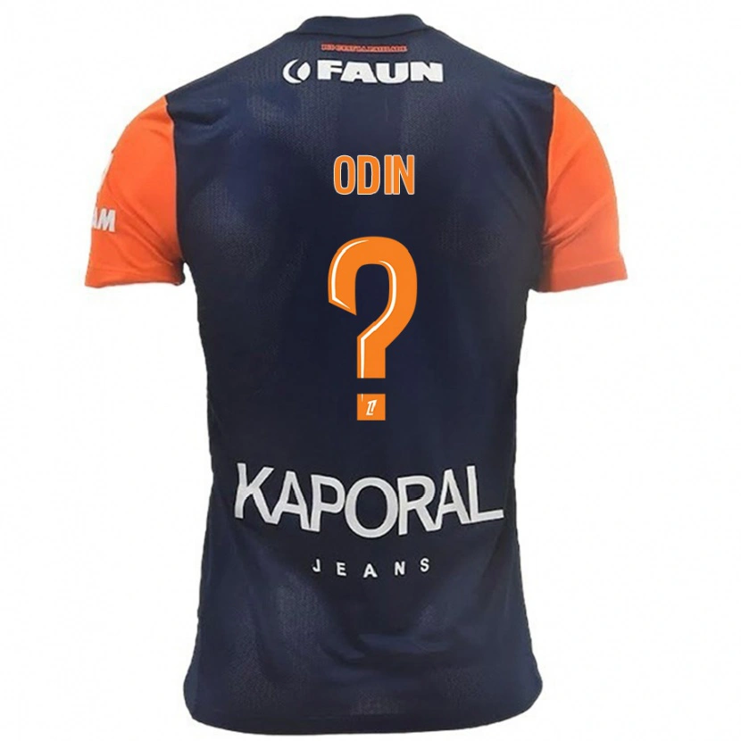 Danxen Dětské Thomas Odin #0 Námořnická Modrá Oranžová Domů Hráčské Dresy 2024/25 Dres