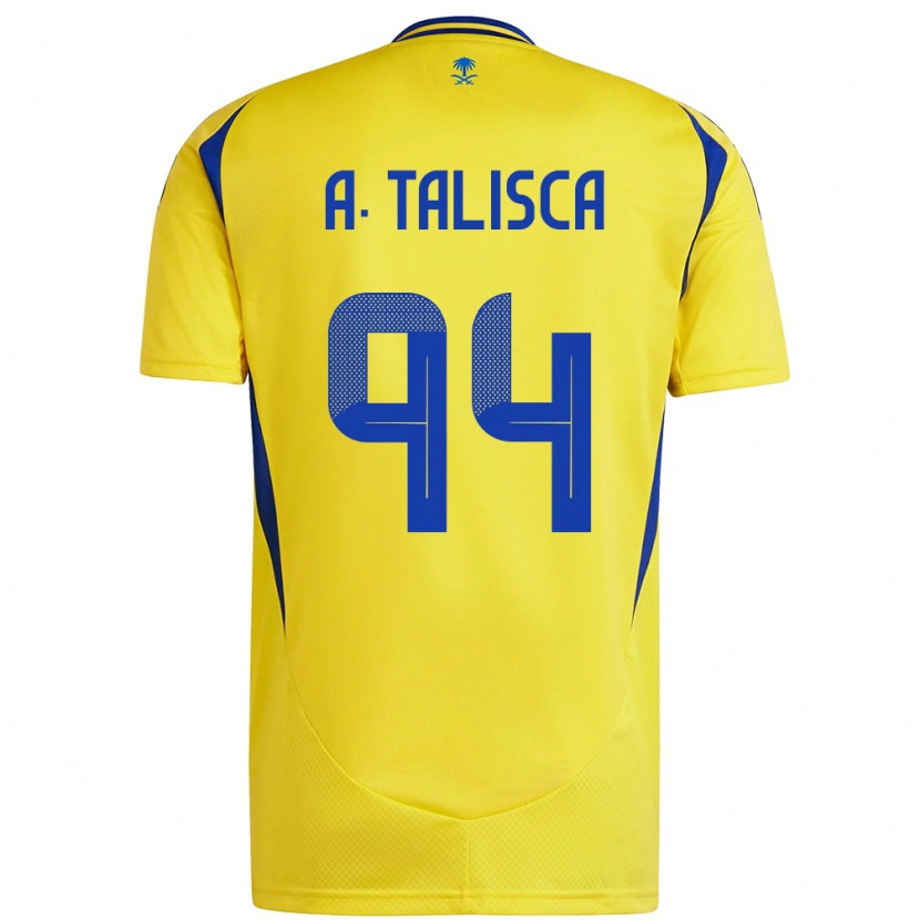 Danxen Dětské Talisca #94 Žlutá Modrá Domů Hráčské Dresy 2024/25 Dres