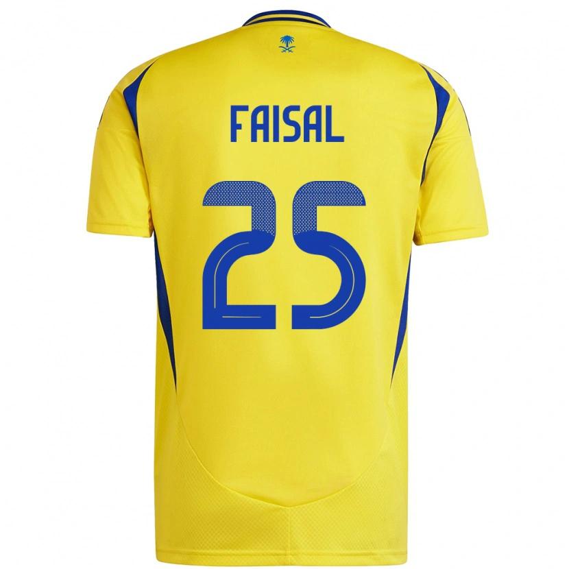 Danxen Dětské Samira Faisal #25 Žlutá Modrá Domů Hráčské Dresy 2024/25 Dres
