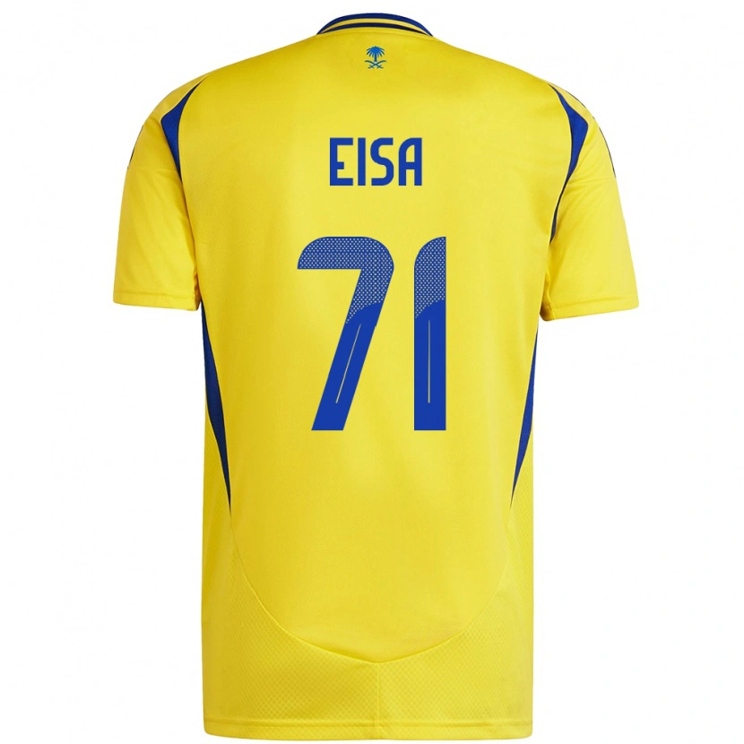 Danxen Dětské Bayan Eisa #71 Žlutá Modrá Domů Hráčské Dresy 2024/25 Dres