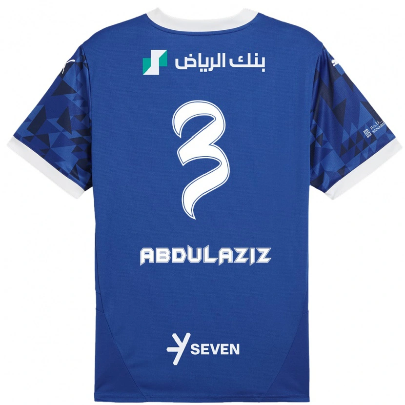Danxen Dětské Al Jawhara Abdulaziz #3 Tmavě Modrá Bílá Domů Hráčské Dresy 2024/25 Dres