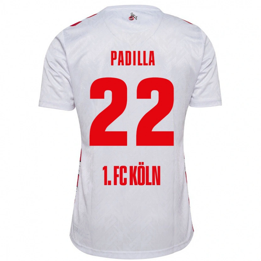 Danxen Dětské Natalia Padilla #22 Bílá Červená Domů Hráčské Dresy 2024/25 Dres