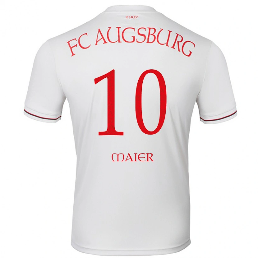 Danxen Dětské Arne Maier #10 Bílý Domů Hráčské Dresy 2024/25 Dres