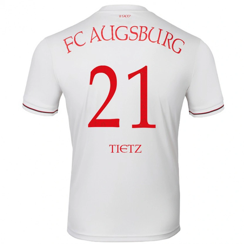 Danxen Dětské Phillip Tietz #21 Bílý Domů Hráčské Dresy 2024/25 Dres