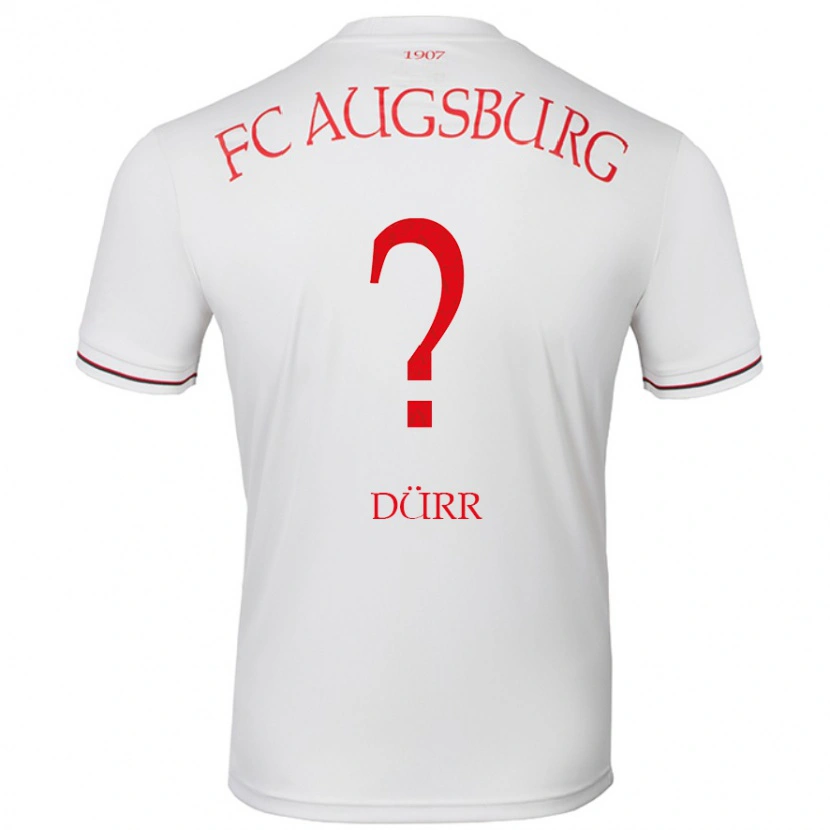 Danxen Dětské Ismar Dürr #0 Bílý Domů Hráčské Dresy 2024/25 Dres