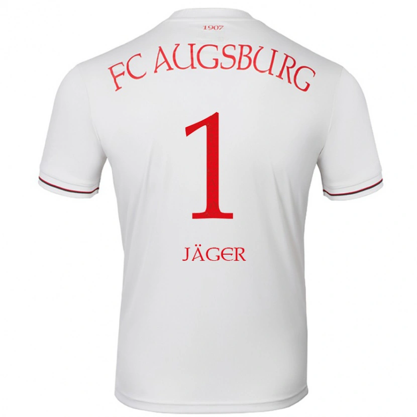 Danxen Dětské Tobias Jäger #1 Bílý Domů Hráčské Dresy 2024/25 Dres