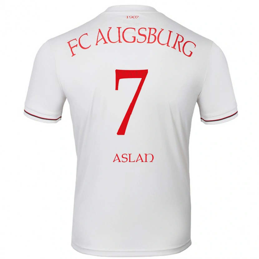 Danxen Dětské Berkay Aslan #7 Bílý Domů Hráčské Dresy 2024/25 Dres