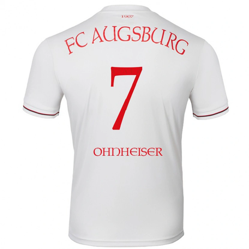 Danxen Dětské Nico Ohnheiser #7 Bílý Domů Hráčské Dresy 2024/25 Dres