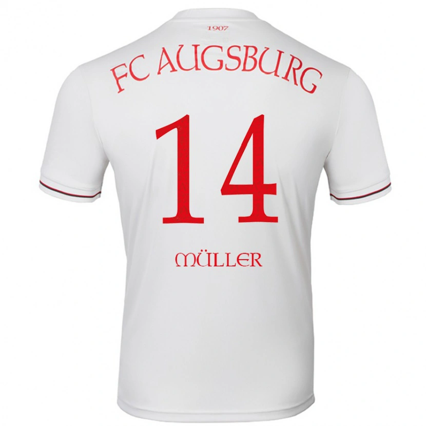 Danxen Dětské Mato Müller #14 Bílý Domů Hráčské Dresy 2024/25 Dres