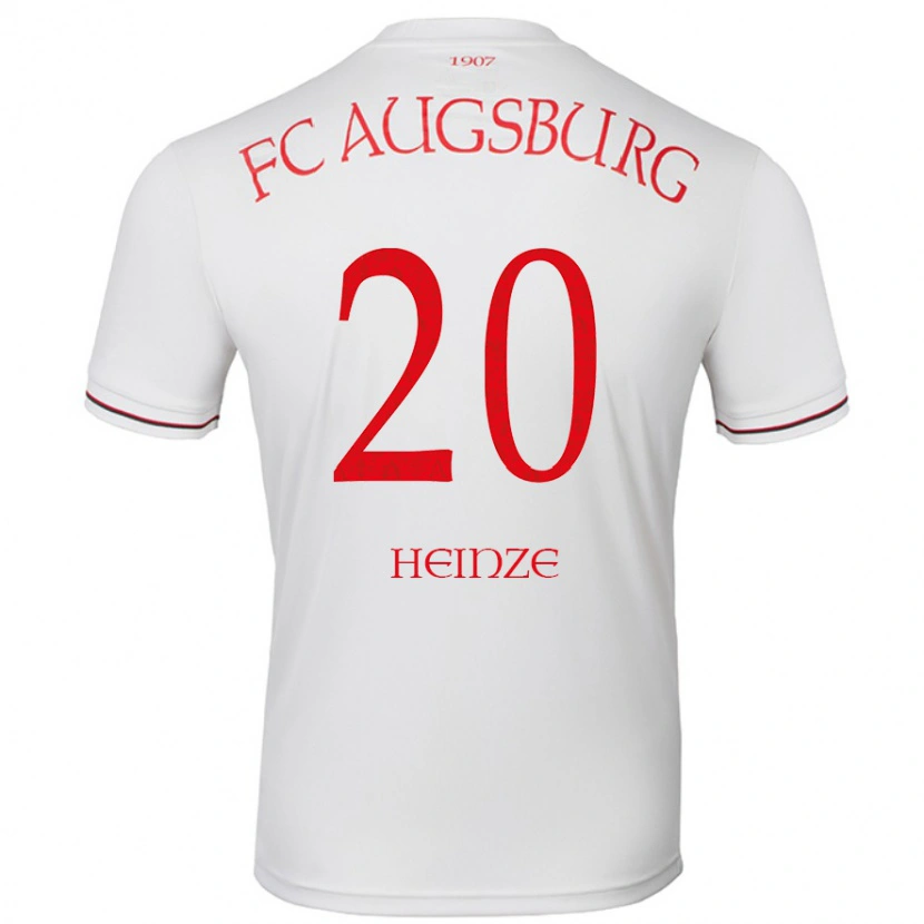 Danxen Dětské Fynn Heinze #20 Bílý Domů Hráčské Dresy 2024/25 Dres