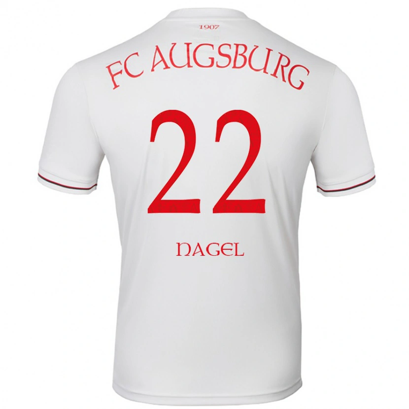 Danxen Dětské Timo Nagel #22 Bílý Domů Hráčské Dresy 2024/25 Dres