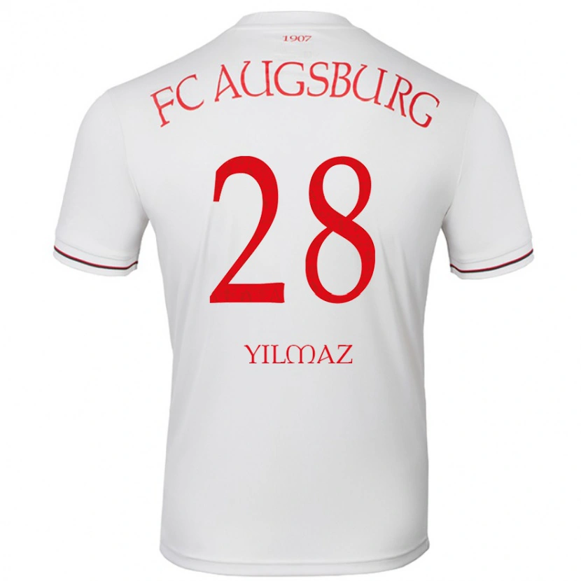 Danxen Dětské Tuna Yilmaz #28 Bílý Domů Hráčské Dresy 2024/25 Dres