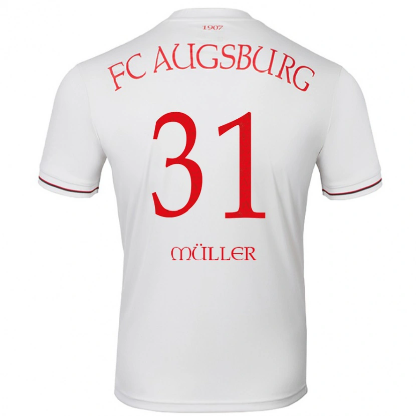 Danxen Dětské Noah Müller #31 Bílý Domů Hráčské Dresy 2024/25 Dres
